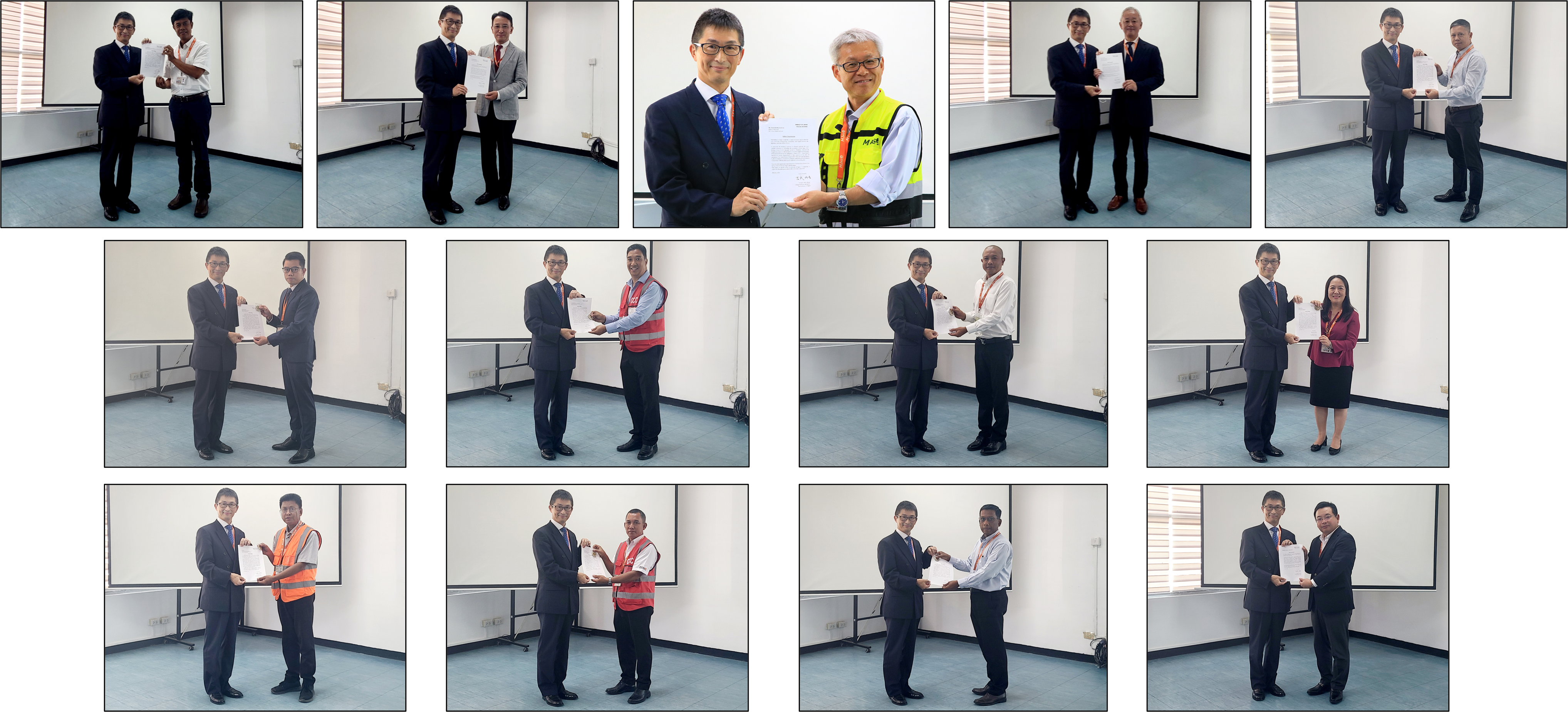 Presentation of the Letter of Appreciation